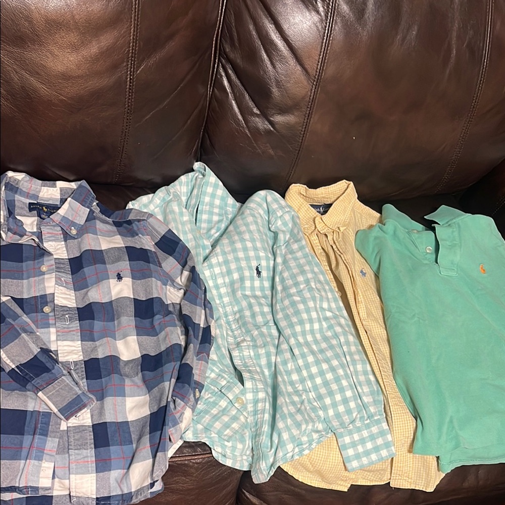 Kids Multi-Color Polo by Ralph Lauren Shirts